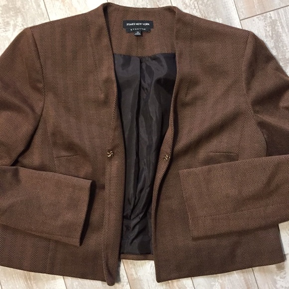 Jones New York Pants - Jones New York 3-Piece Brown Suit.1840